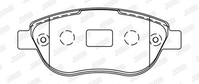 BREMSBELAGSATZ SCHEIBENBREMSE