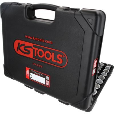 Ks Tools - Gola sada 1/4"+3/8"+1/2", 255ks
