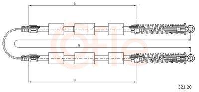 CABLU FRANA DE PARCARE
