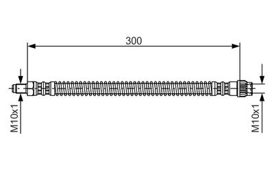 Przewód hamulcowy elastyczny BOSCH 1987476679 produkt