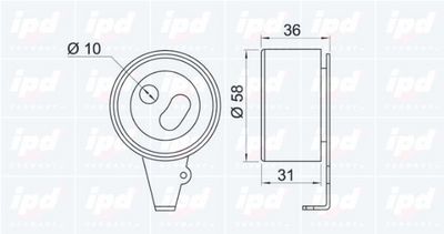 ROLA INTINZATOR CUREA DISTRIBUTIE IPD 140745 1