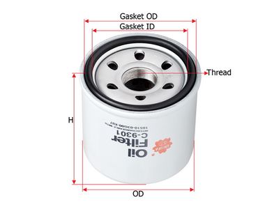 Масляный фильтр SAKURA Automotive C-9301 для SUZUKI GSX-S