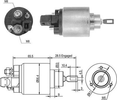 MAGNETI MARELLI Solenoidinis jungiklis, starteris
