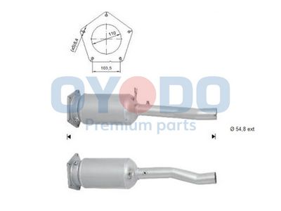 Suodžių / kietųjų dalelių filtras, išmetimo sistema