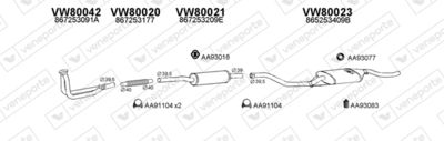 SISTEM DE ESAPAMENT VENEPORTE 800330