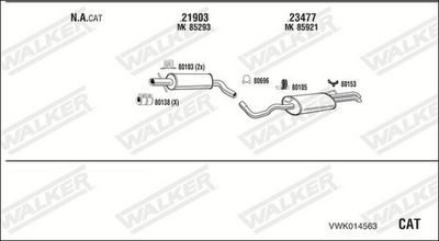 SISTEM DE ESAPAMENT WALKER VWK014563