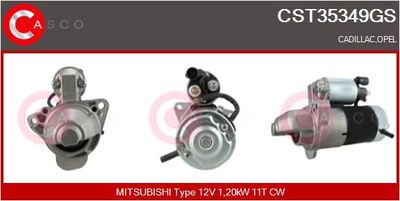 Стартер CASCO CST35349GS для CADILLAC ATS