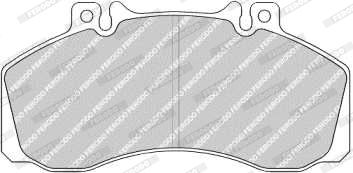 Bromsbeläggssats, skivbroms FERODO FVR1522