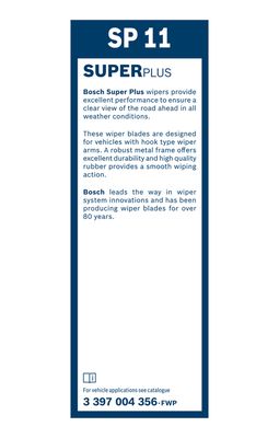 Wiper Blade BOSCH U1593076