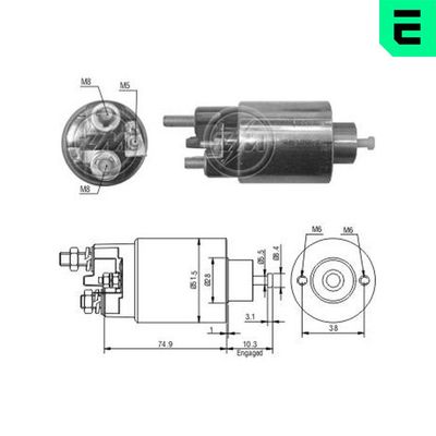 SOLENOID ELECTROMOTOR