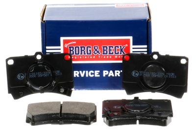 комплект спирачно феродо, дискови спирачки BORG & BECK BBP1269