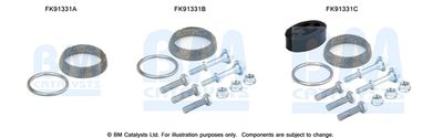 Монтажный комплект, катализатор BM CATALYSTS FK91331 для HONDA STREAM