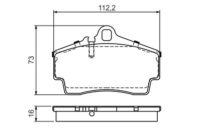 SET PLACUTE FRANA FRANA DISC BOSCH 0986494265 6