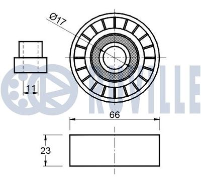 ROLA GHIDARE/CONDUCERE CUREA TRANSMISIE RUVILLE 540736 1