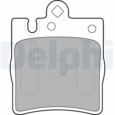 Brake Pad Set, disc brake LP1618