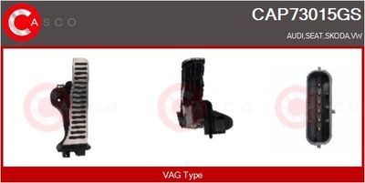 SET PEDALE CONDUCERE CASCO CAP73015GS