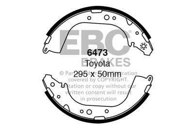 Комплект тормозных колодок EBC Brakes 6473 для TOYOTA 4 RUNNER