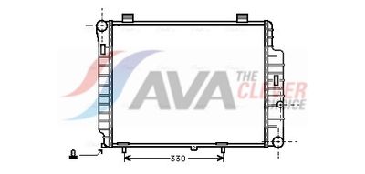 радиатор, охлаждане на двигателя AVA Clever Choice MSA2155