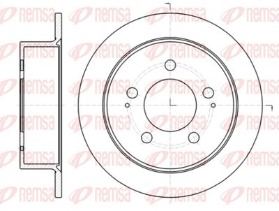 REMSA 61414.00 Тормозные диски для SSANGYONG KYRON