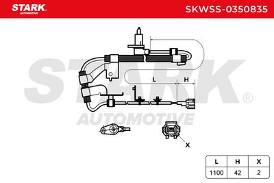 датчик, обороти на колелото STARK SKWSS-0350835