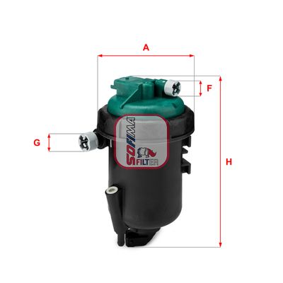 SOFIMA S 5181 GC Топливный фильтр  для FIAT IDEA (Фиат Идеа)