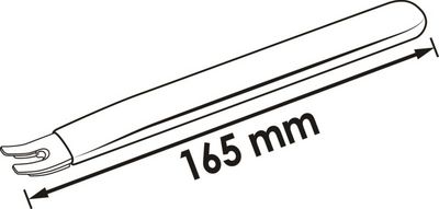 Páčidlo, čalúnenie dverí VIGOR V4310N