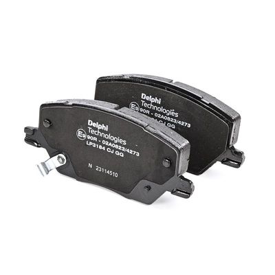 BREMSBELAGSATZ SCHEIBENBREMSE DELPHI LP318419B1 6
