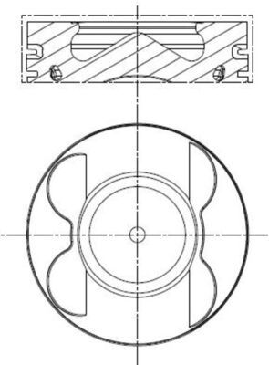 Kolv MAHLE 001 PI 00106 002