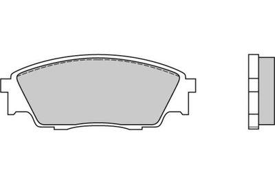 Комплект тормозных колодок, дисковый тормоз E.T.F. 12-0446 для SUBARU REX