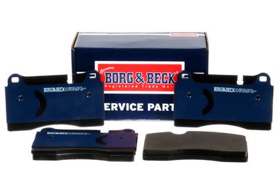 комплект спирачно феродо, дискови спирачки BORG & BECK BBP2374