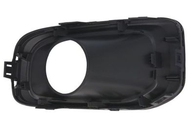 Voorbumper afdekking Voor Rechts (met mistlampgaten, plastic, zwart) past: JEEP RENEGADE 07.14-06.18