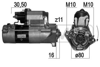 WILMINK GROUP WG2013394 Стартер  для LAND ROVER RANGE ROVER III (L322) 3.6 D 4x4