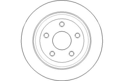 NATIONAL NBD1693 Тормозные диски для JEEP (Джип Wранглер)