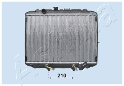 Радиатор, охлаждение двигателя ASHIKA RDA283058 для MITSUBISHI L