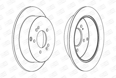 BREMSSCHEIBE CHAMPION 562454CH 1