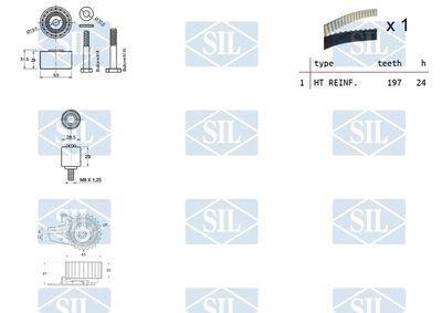 SET CUREA DE DISTRIBUTIE Saleri SIL TK1496 1