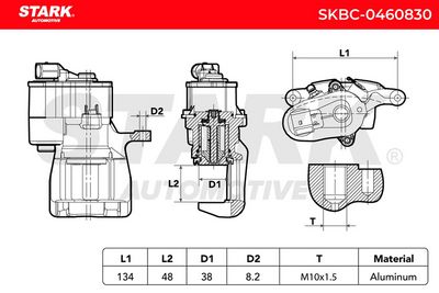 спирачен апарат STARK SKBC-0460830