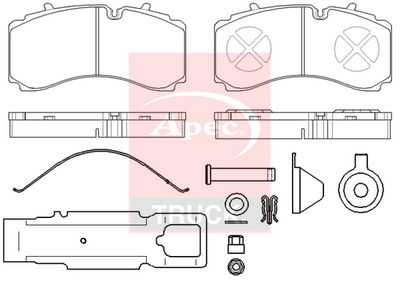 APEC Brake Pad Set, disc brake PAD29328K