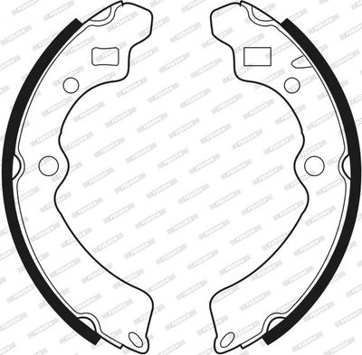 SET SABOTI FRANA FERODO FSB340 2