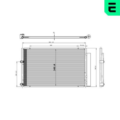 CONDENSATOR CLIMATIZARE ERA 667483