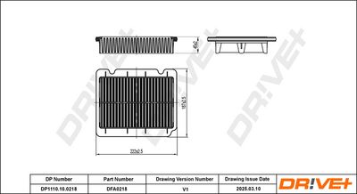 LUFTFILTER DR!VE+ DP1110100218 6