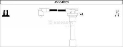 Комплект проводов зажигания NIPPARTS J5384028 для HONDA PRELUDE