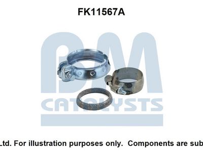 zestaw montażowy, filtr sadzy / filtr cząstek stałych BM CATALYSTS FK11567