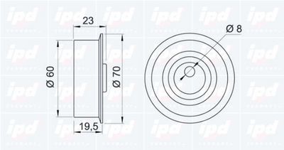 ROLA INTINZATOR CUREA DISTRIBUTIE IPD 140725 1