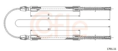 CABLU FRANA DE PARCARE