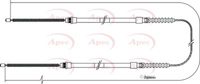 Cable Pull, parking brake APEC CAB1105