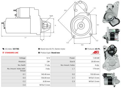 STARTER AS-PL S3178S 4