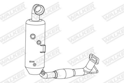 RUß-/PARTIKELFILTER ABGASANLAGE WALKER 73380 1