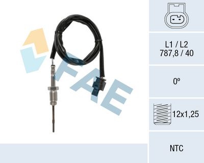 датчик, температура на изгорелите газове FAE 68640