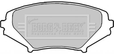 Комплект тормозных колодок, дисковый тормоз BORG & BECK BBP1915 для MAZDA RX-8